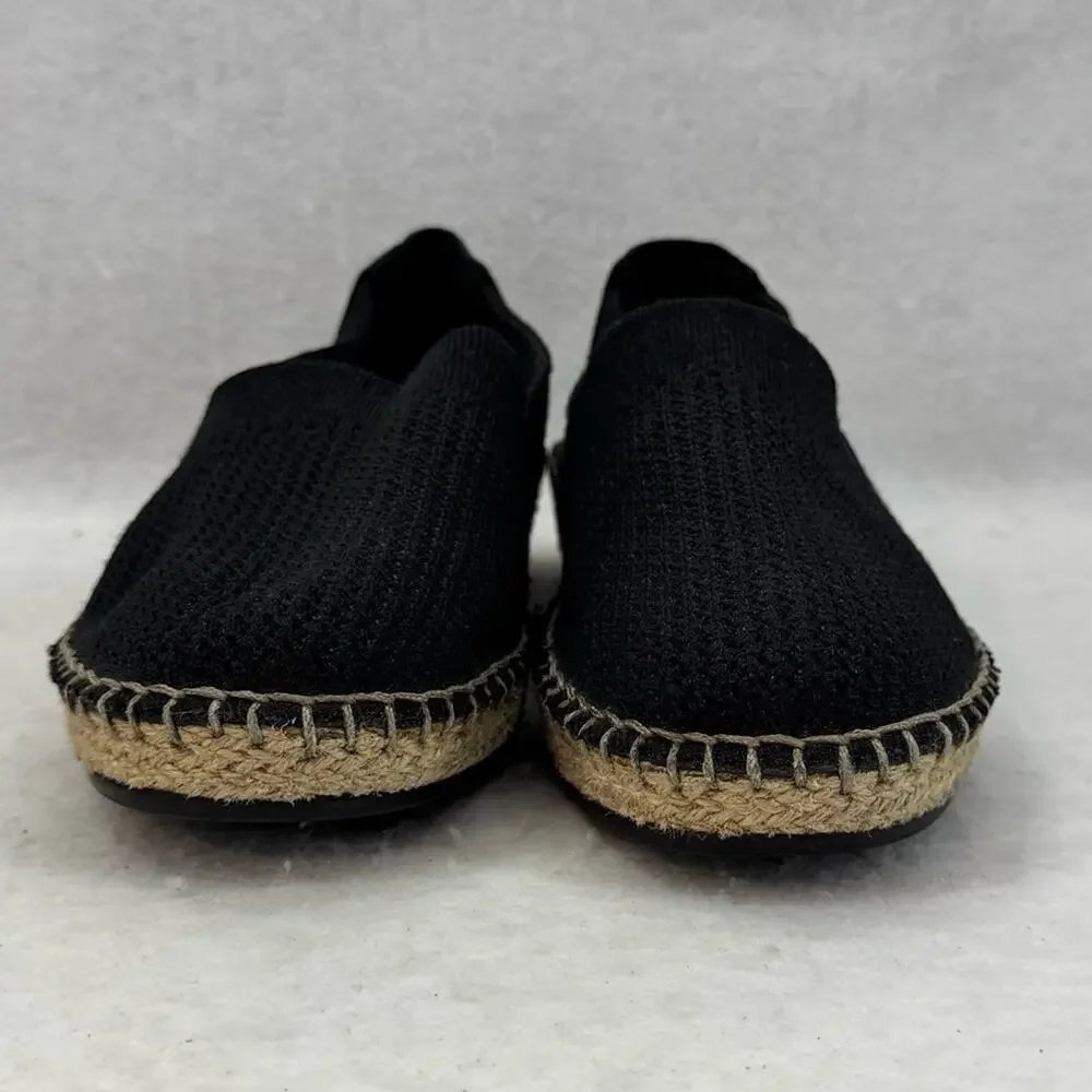EUC Cole Haan Cloudfeel Stitchlite Women’s Espadrilles Shoes Black & Tan size 6